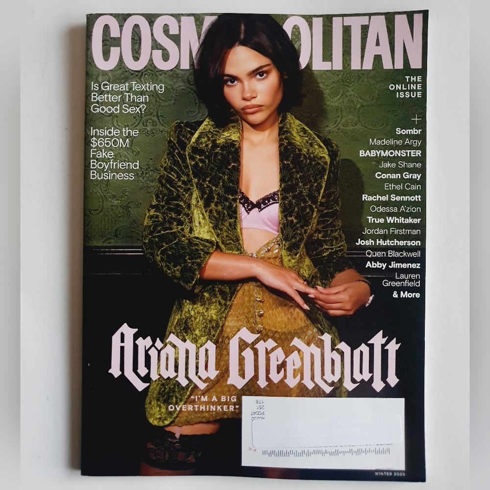 Cosmopolitan Magazine Winter, 2025 - Ariana Greenblatt - The Online Issue